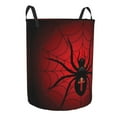 thumbnail image 2 of Fotbe Laundry Hamper With Durable Leather Laundry Basket Spider On The Web Thickened Waterproof Round Collapsible Laundry Hamper, Dirty Clothes Laundry Basket, 2 of 8