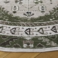 thumbnail image 3 of SAFAVIEH Bayside Sherwood Oriental Polyester Area Rug, Green/Beige, 6'7" x 6'7" Round, 3 of 10