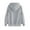 Grey, variant on Hoodies for Women Zip up Hoodie Women Full Zip Long Womens Hoodie Sweatshirt Hooded Pullover Sweatshirt Zipper Hoodies Women's Autumn Winter Pullover Tops Long Sleeved Black XXL