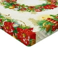 thumbnail image 2 of Ambesonne Christmas Fitted Sheet 2 Pcs Set, Nostalgic Celebration, King, Multicolor, 2 of 3