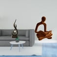 thumbnail image 2 of Escultura abstracta de fuego,Estatua de arte abstracto,adorno para decoración del hogar,Escultura de fuego moderna,coleccionable,regalo,Figura del pensador abstracto,Estatua de Pensador, 2 of 8