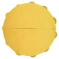 thumbnail image 3 of JWH Round Throw Pillow Handmade Unique 3D Accent Pillow Flower Cushion Small Pillow Covers for Couch Living Room Bed Decor Girl Gift 14 inch Yellow, 3 of 9