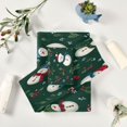 thumbnail image 6 of 3 Piece Bath Towels Set Bath Towel, Hand Towel and Face Towel for Bathroom, Gym, Hotel Snowmen and Candy Canes Pattern, 6 of 8