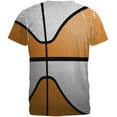 thumbnail image 2 of Championship Basketball Orange & White All Over Mens T Shirt, 2 of 2