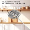 thumbnail image 3 of XIBUFE Rechargeable Milk Frother Handheld with Stand,Double Coil Whisk Coffee Frother Wand Drink Mixer for Coffee,Cappuccino,Lattes,Frappe,Matcha and Hot Chocolate,Black, 3 of 8