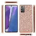 thumbnail image 2 of Allytech Galaxy Note 20 Case Glitter, Silicone TPU Slim Fit Wireless Charging Support Shockproof Anti-fingerprint Bumper Back Cover Case for Samsung Galaxy Note 20, Red, 2 of 6