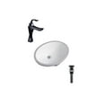 thumbnail image 1 of DROP Bath and Kitchen DR091173 Undermount Bathroom Sink Set, 1 of 5