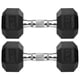 thumbnail image 1 of Par de Mancuernas Hexagonales Zoomster 7.5 kg con Recubrimiento de Goma, 1 of 8