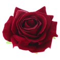 thumbnail image 1 of 2 in 1 Artificial Big Rose Flower Hairpin Hair Clips Flower Brooch for Women Party (Wine Red), 1 of 2