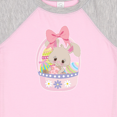 thumbnail image 3 of Inktastic Easter Bunny in Easter Basket with Eggs Gift Baby Girl Bodysuit, 3 of 4