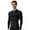 #032-Black, variant on Yaoyar Mens Thermal Underwear Top Sports Functional Underwear Reduce Cold Weather Gear for Hunting Running Skiing