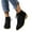 Black, variant on Lovskoo 2024 Women's Middle Ankle Boots Pointed Toe Chunky Heel Western Shoes Trend Casual Short Tube Retro Style Thick Heeled Boots Black