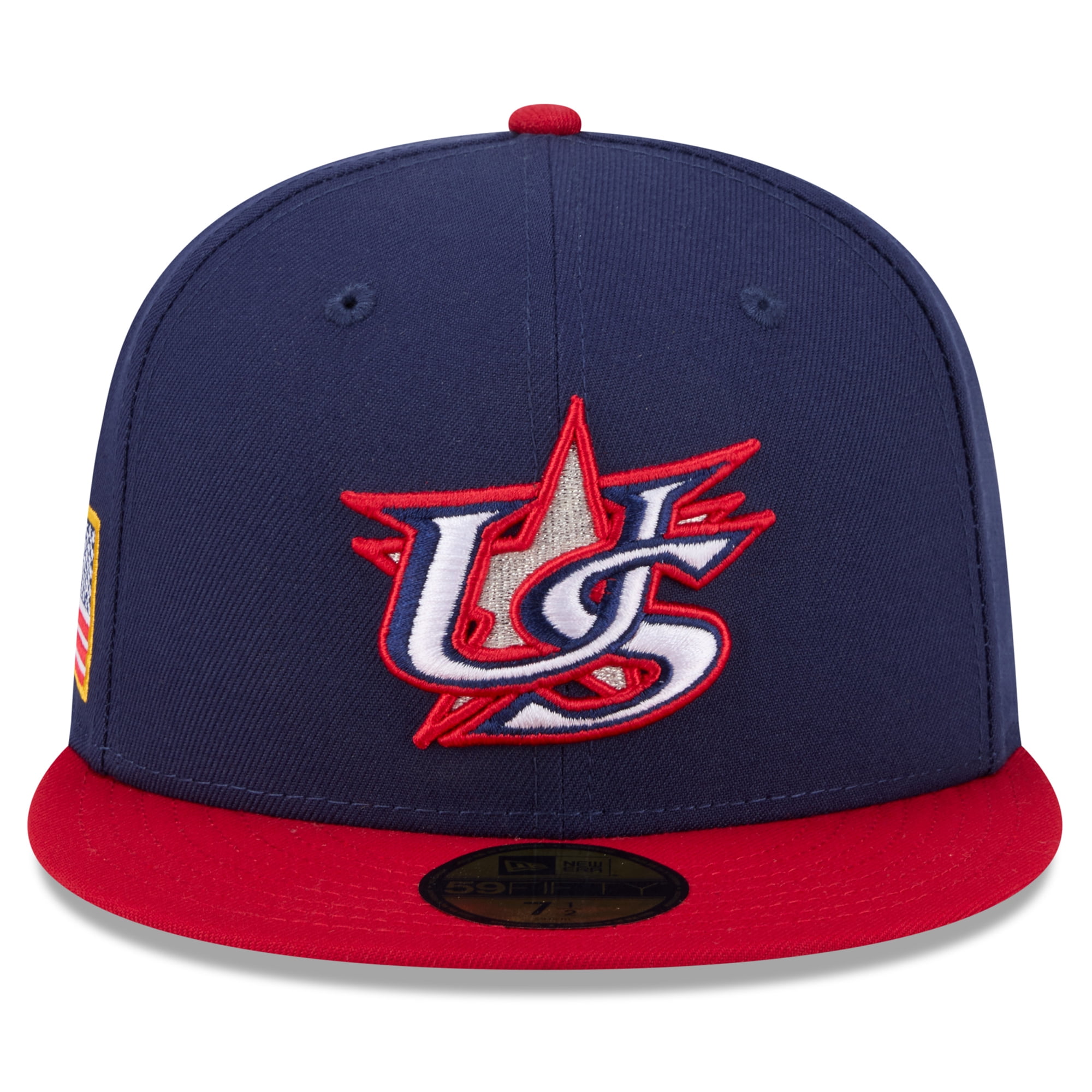 Men's New Era  Navy/Red USA Baseball 2026 World Baseball Classic 59FIFTY Fitted Hat