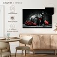 thumbnail image 5 of Elephant Stock Wine And Grapes Red Pop Wall Art - Horizontal Canvas Wall Art - Living Room Wall Decor - Food And Drink Canvas - Red And Black Decor - 30" x 20", 5 of 8