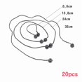 thumbnail image 3 of 20Pcs MOC High-Tech Chain Bricks 63141 String with End Studs Building Blocks Links Rope Toys Compatible x127c41 x127c11 x127c31 Black 24cm 20pcs, 3 of 6