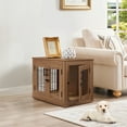 thumbnail image 1 of Unipaws Furniture Style Dog Crate, Modern Wood Kennel, Dog Cage, 1 of 7