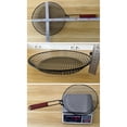 thumbnail image 4 of LJNYFDC Panier de Cuisson Pliant Résistant aux Hautes Températures avec Poignée en Bois Antirouille Résistant à la Chaleur Réutilisable pour Barbecue Camping, 4 of 6
