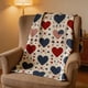 thumbnail image 5 of Independence Day Blanket Festive Flannel Blanket Soft Warm Throw Blanket For Home Sofa Bed Holiday Decoration, 5 of 6