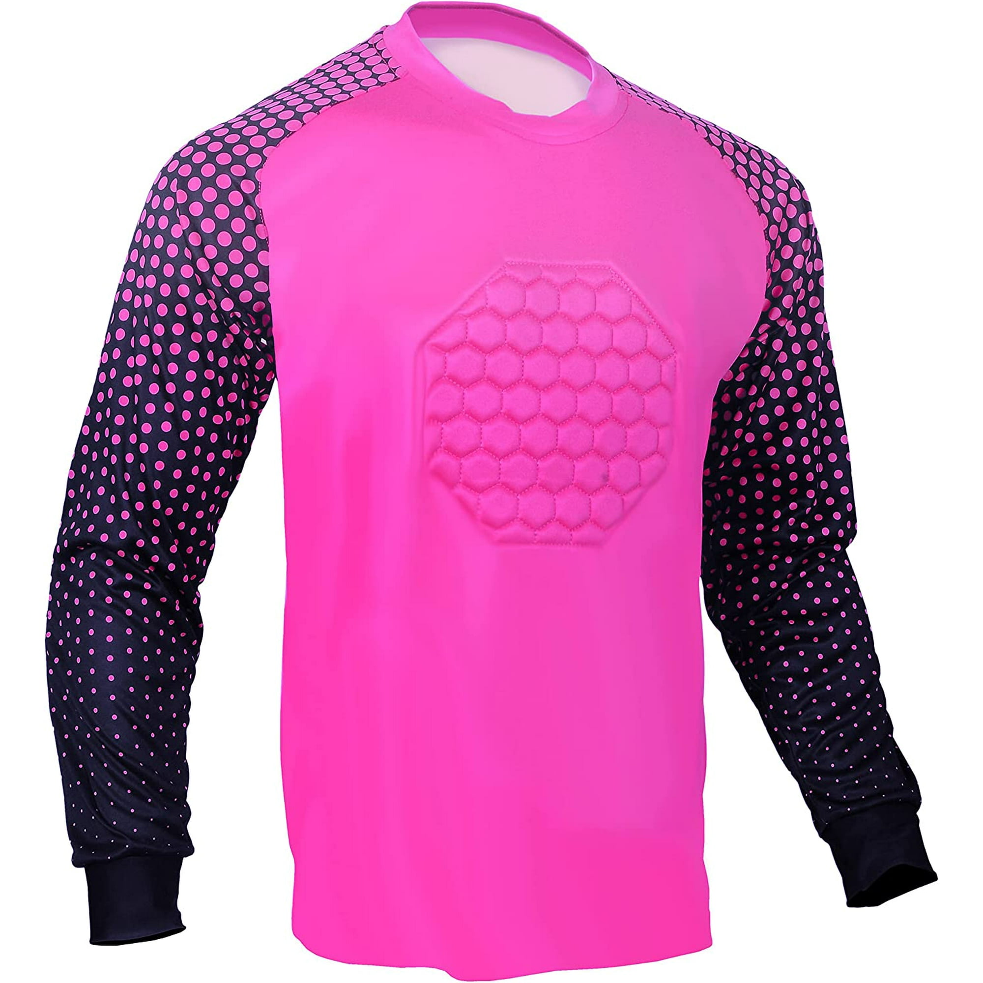 Total Soccer Factory Soccer Goalie Shirt, Padded Goalkeeper Jersey