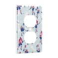 thumbnail image 2 of Yayeee Duplex Wall Plate 1-Gang 4.5"x2.7" Home Receptacle Light Switch Decorative Outlet Cover, Blue Ice Hockey, 2 of 7