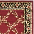 thumbnail image 4 of SAFAVIEH Lyndhurst Marshall Floral Border Runner Rug, Red/Black, 2'3" x 8', 4 of 5