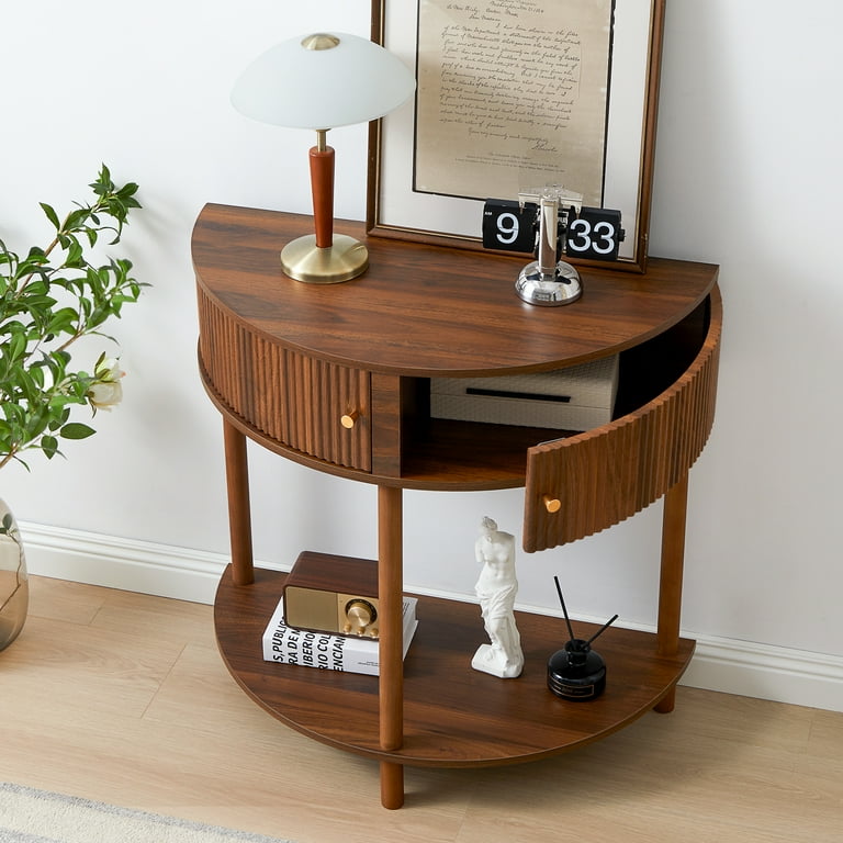 MODERN PEOPLES HalfMoon sidetable wood 【公式通販】