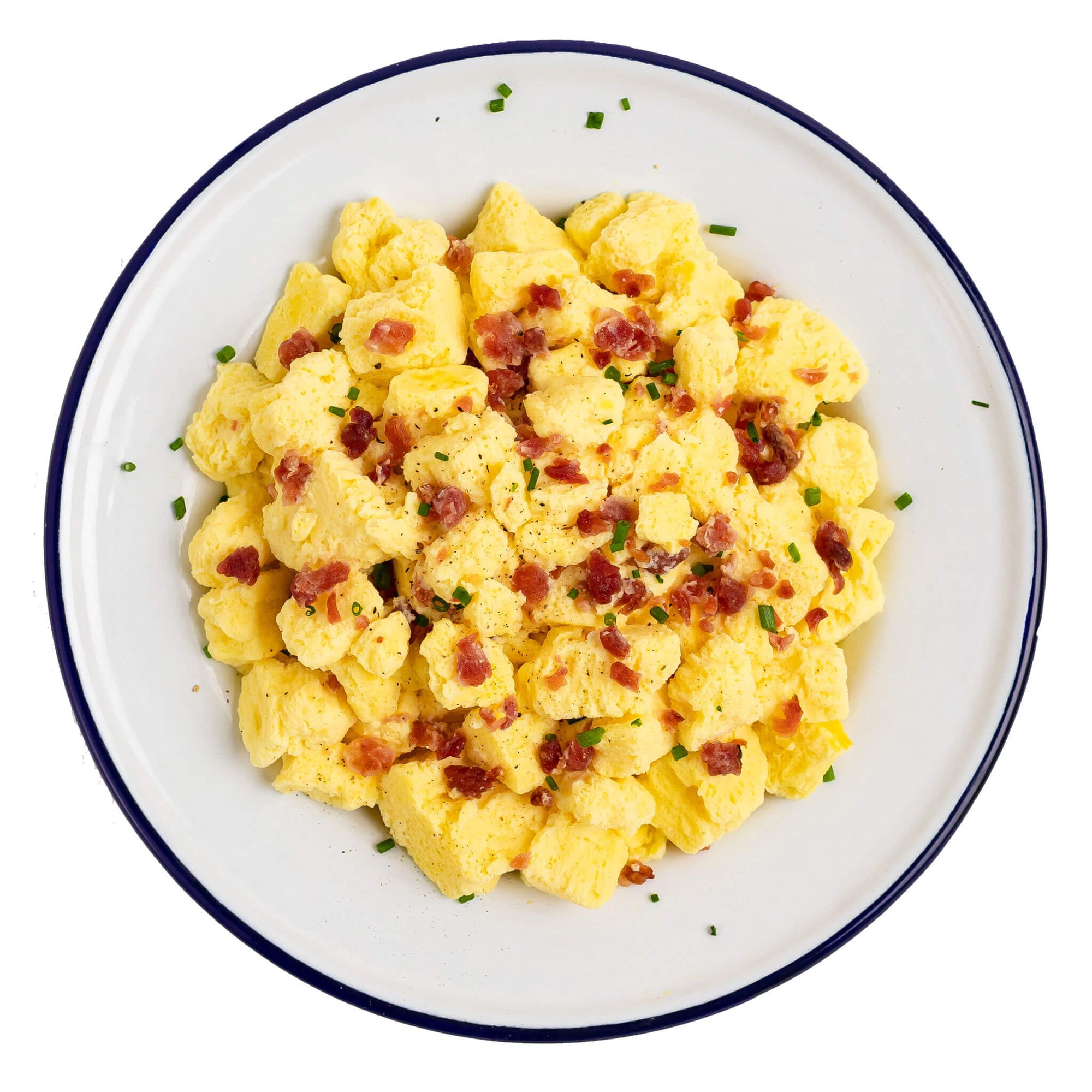 Mountain House Freeze Dried Scrambled Eggs with Uncured Bacon, 20 Oz #10 Can, Freeze-Dried Survival & Emergency Food, Gluten-Free, 9 Servings- 1 Can