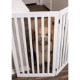Best Traditional Pet Gate 3 Panel 36" Tall White