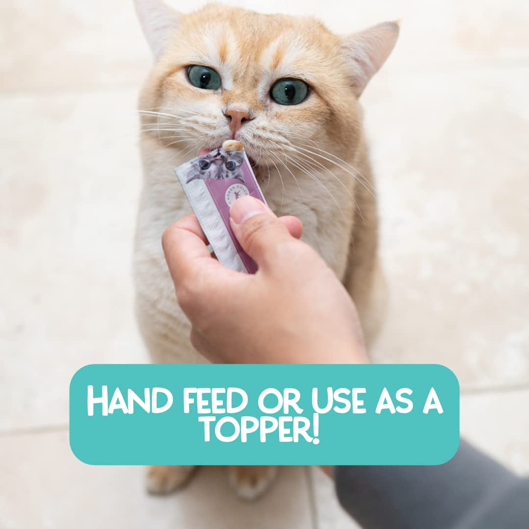 LOVE, NALA - Natural Lickable Cat Squeeze Up Treat,Topper - Variety Plus Pack Mousse - Wet Food Cat Puree - Grain Free, Fiber Blend, Minerals, Vitamins - 24 Pack
