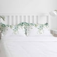 thumbnail image 5 of Eucalyptus Leaves Full Size Comforter Set, Sage Green Fruit Soft Bedding for All Seasons, 4 Pcs Bed Set with 1Comforter (86"x86") ,1 Sheet(80"x116"), 2 Pillowcases (19"x29"), 5 of 7