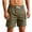 Brown, variant on Yievot Athletic Shorts for Men Drawstring Elastic Waist Gym Sport Running Shorts with Zipper Pockets