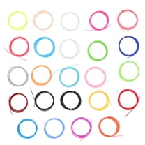 KONTONTY 3D Printer Filament PCL Assorted Colors, 30 Pieces Colorful Filament for 3D Printing