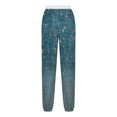 thumbnail image 4 of Birdeem Women Fashion Color Blocked Printed Drawstring Pants, 4 of 5