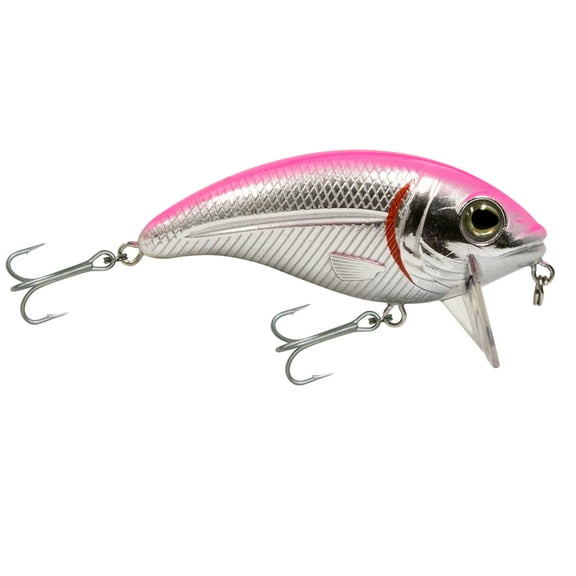 Livingston Lures Bull Nose Salt Series Tournament Series -Pink back/ Chrome belly
