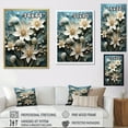 thumbnail image 4 of Designart "Snowdrops, The Milk-White Flowers Of Winter II" Snowdrops Floater Framed Wall Art Prints, 4 of 5