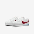 thumbnail image 5 of Big Kid's Nike Cortez White/Varsity Red-Varsity Blue (DM0950 115) - 5.5, 5 of 6