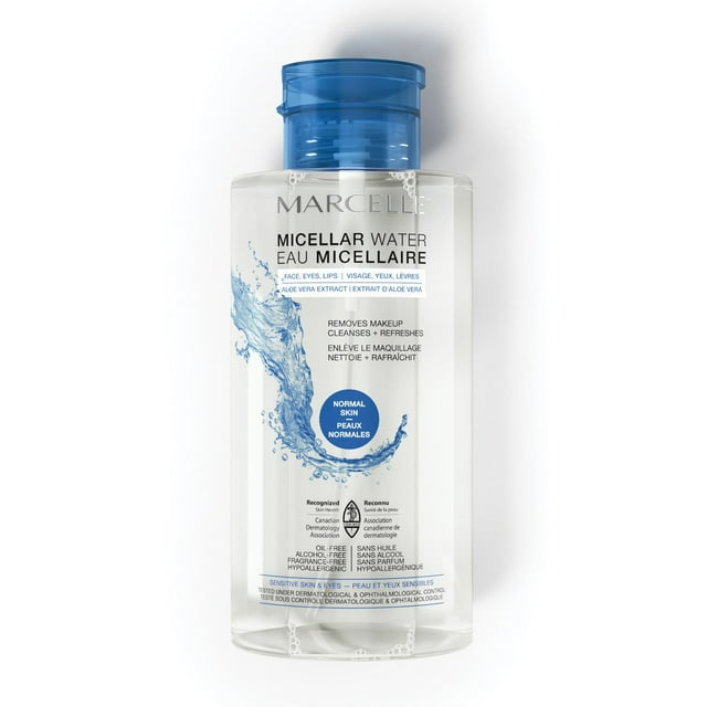 Marcelle Micellar Water with Aloe Vera Extract, 400ml