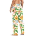 thumbnail image 3 of FORMRS Mens Pajama Pants with Pockets Sleepwear Lounge Bottoms Sizes S-2XL, Retro Pink Floral, 3 of 7