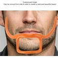 thumbnail image 2 of Tyenaza Forme-Barbe, Outil de Coiffure Polyvalent Portable pour Hommes (Orange), 2 of 8