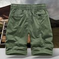 thumbnail image 5 of Youmylove Leisure Mens Shorts Men's Cargo Shorts Classic Stretch Waist Outdoor Fashion Casual Shorts Lightweight Beach Shorts, 5 of 6