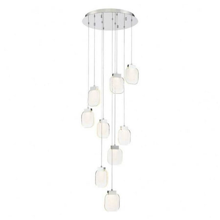 

Eurofase Lighting - Paget - 20 Inch 45W 9 LED Chandelier Chrome Gold Finish -