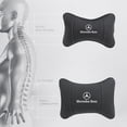thumbnail image 4 of Reposacabezas para asiento de coche con logotipo automático, almohada para el cuello, soporte lumbar para Mercedes Benz AMG W204 W205 W203 W211 W212 W213 W201 W210 W124 W126, 4 of 5