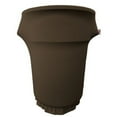 thumbnail image 2 of LA Linen Spandex Cover fitted for 55 Gallon Trash can on wheels, Black, 2 of 7