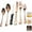 Rose Gold, variant on Fmxomd Silverware Set 6 Piece Premium Stainless Steel Flatware Set Heavy Duty Silverware Cutlery Sets with Knife Spoons and Forks Set - Dishwasher Safe - Rose Gold