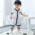 thumbnail image 5 of Utlike Baby Boys Romper And Jumpsuit For Everyday Wear Comfortable And Versatile Baby Bodysuit For Spring And Summer With Stretchy Fit And Hat Newborn Skin Friendly Playsuit Size 0-6 Months, 5 of 9