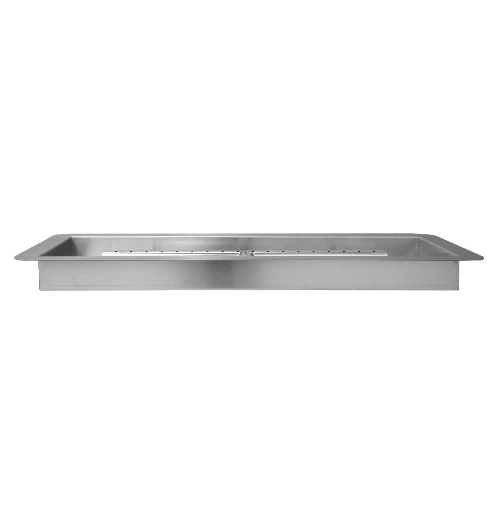 36" Drop-In Fire Pit Pan, Stainless Steel Burner Kit - 150,000 BTU, Natural & Propane Gas - Indoor/Outdoor Use with 12 Accessories