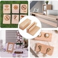 thumbnail image 6 of 20 Pcs Unfinished Wood Pieces Rectangle Blank Wooden Sheets 4×1.6 Inch Blank Pine Wood Sheets Craft Wood Board for DIY Cards Arts Craft Project, 6 of 9