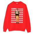 thumbnail image 1 of Elf Girls Buddy Santa Scream Sweatshirt, 1 of 6