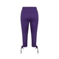 thumbnail image 4 of XXWXYD Girls Capri Leggings with Pockets Yoga Capris Pants High Waisted Workout Gym Cropped Tights for Kids 4-13 Years Kids Girl Elastic Waist Pants, 4 of 6