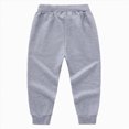 thumbnail image 6 of Gibobby Boys Pants Toddler Kids Little Boys Pant 2T 3T 4T 5T 6T Casual Schoolwear Drawstring Straight Leg Soft Pants With Pockets Boys Warm Casual Pants(8-9Years,Grey), 6 of 8
